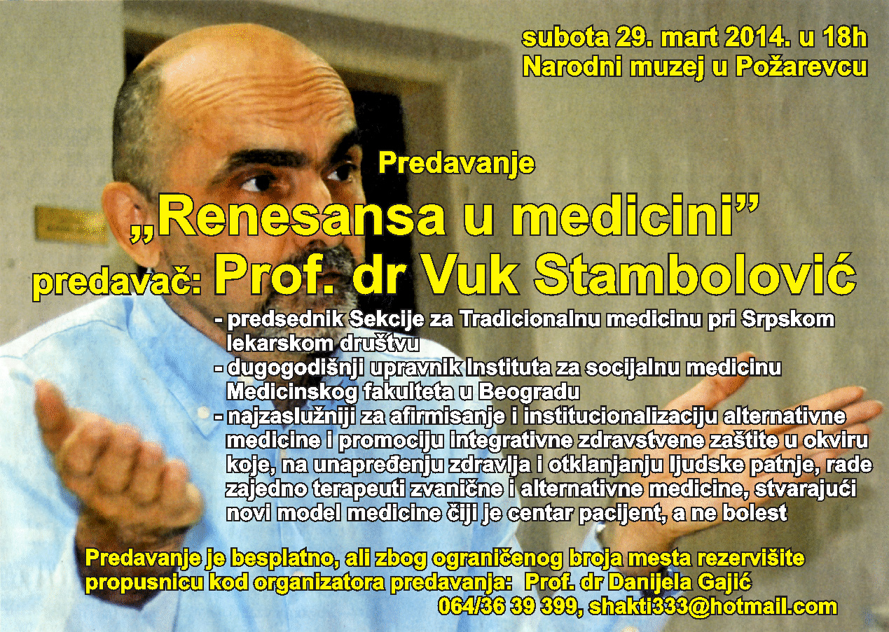 Vuk Stambolovic, mart 2014
